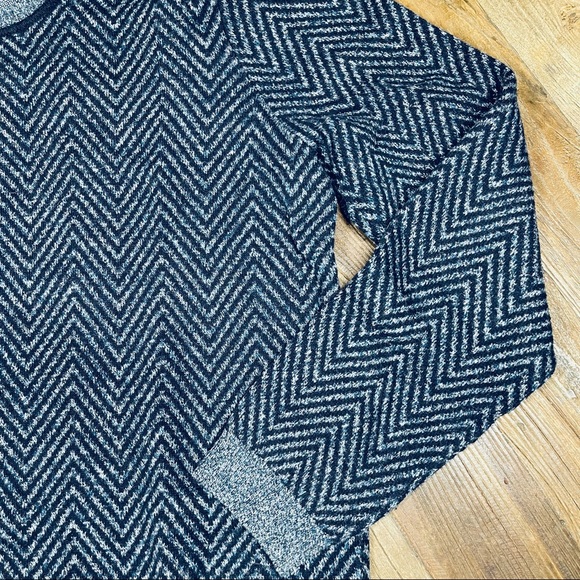 Ted Baker Herringbone Men’s Uncle Knitted Crewneck Sweater Size 5 ~ L (US) - Picture 4 of 10